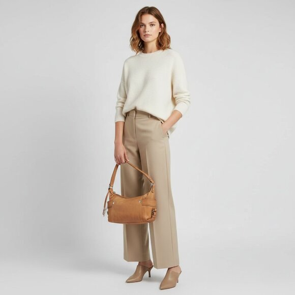 Fossil Leather Brown Key Chain Hobo Shoulder  Bag - Picture 1 of 16